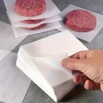 100 Thick and Non stick Baking Paper, Suitable for Storing Hamburgers, Cookies, and Food (New)