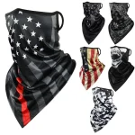 Camouflage Bicycle Motorcycle Ice Silk Face Mask Breathable Men Balaclava Mask Skull Summer (New)