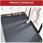 40cmÃ—3m Striped Solid Color Non Slip Doormat Home Decor Floor Rug for Kitchen (New)