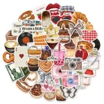 50 Pinterest Inspired Aesthetic Fun Graffiti Stickers DIY Luggage Speaker Water Cup Notebook (New)