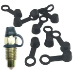 10 8mm Car Brake Pump Dust Cap Oil Drain Screw Cap Brake Caliper (New)