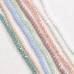 120 lot Crystal Glass Rondelle Beads Austria Faceted Round Loose Spacer Beads (New)
