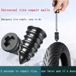 10 30 ScrewsVacuum Tyre Repair Nail Tire Puncture Motorcycle Fitting Set Tubeless Wheel Repair (New)