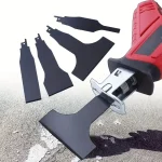 4 Heavy Duty Reciprocating Saw Blade Set for Steel Tile Putty Removal Wall (New)