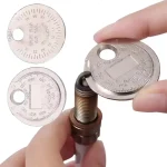 Coin  Type 0.6 2.4mm 0.02 0.10 Inch Spark Plug Gap Gauge Measurement Tool Range Spark (New)