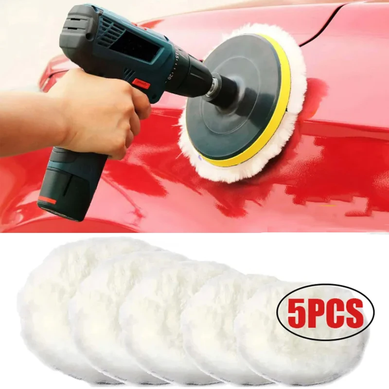S3241d758e66f4830ab262b846e6d89c9l Car Wool Polishing Disc Car Waxing Polishing Buffing Tools 75mm 125mm 150mm Car Paint Care (New) - Image 1
