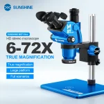SUNSHINE M8T Ultra 6-7Trinocular Stereo Microscope with 350mm Adjustable (New)