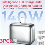 3 1 Intelligence Full Charge Auto Disconnect Charging Adapter 140W Fast Charge Separator Automatically for (New)