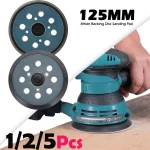 125mm 5 Inch Sander Pad 8 Holes 46085 Nails Sanding Disc Pad Loop Sanding (New)