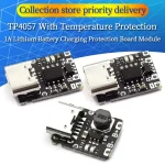 Type-C USB TP4057 1A Lithium Battery Charging Protection Board Module Polymer Battery Over TP4056 With Temperature Protection (New)