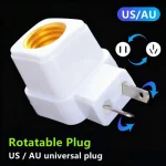 AC85 265V E27 Switch EU US AU Plug Edison LED Light Lamp Bulb Lamp Holder Adapter (New)