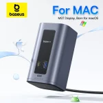 Baseus USB C HUB for Mac 12 in 1 DisplayPort HDMI 4K@60Hz MST Display for (New)
