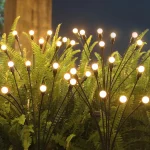 40337 LED Solar Powered Garden Lights Firefly Lights Outdoor Waterproof Vibrant Swaying Lights (New)