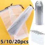 5 20 Waterproof Drawstring Umbrella Bag Reusable Portable Umbrella Storage Bags Wear And Dirt (New)