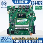 B5W1S LA-D671P Acer ES1-572 Notebook Mainboard 4405U i3 i5 (New)