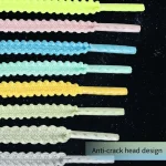Elastic Rope Shoelace for Shoes Casual Sneakers Tennis Shoelaces Flat Shoe Laces (New)