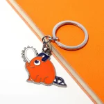 Anime Power Saw Man Keychain Cute Pochita Cosplay Figure Ornaments Pendant Phone Chain (New)