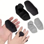 Anti Slip Grips Strengthener Portable Finger Trainer Ergonomic Rubber Hand Protector for Weight Lifting (New)