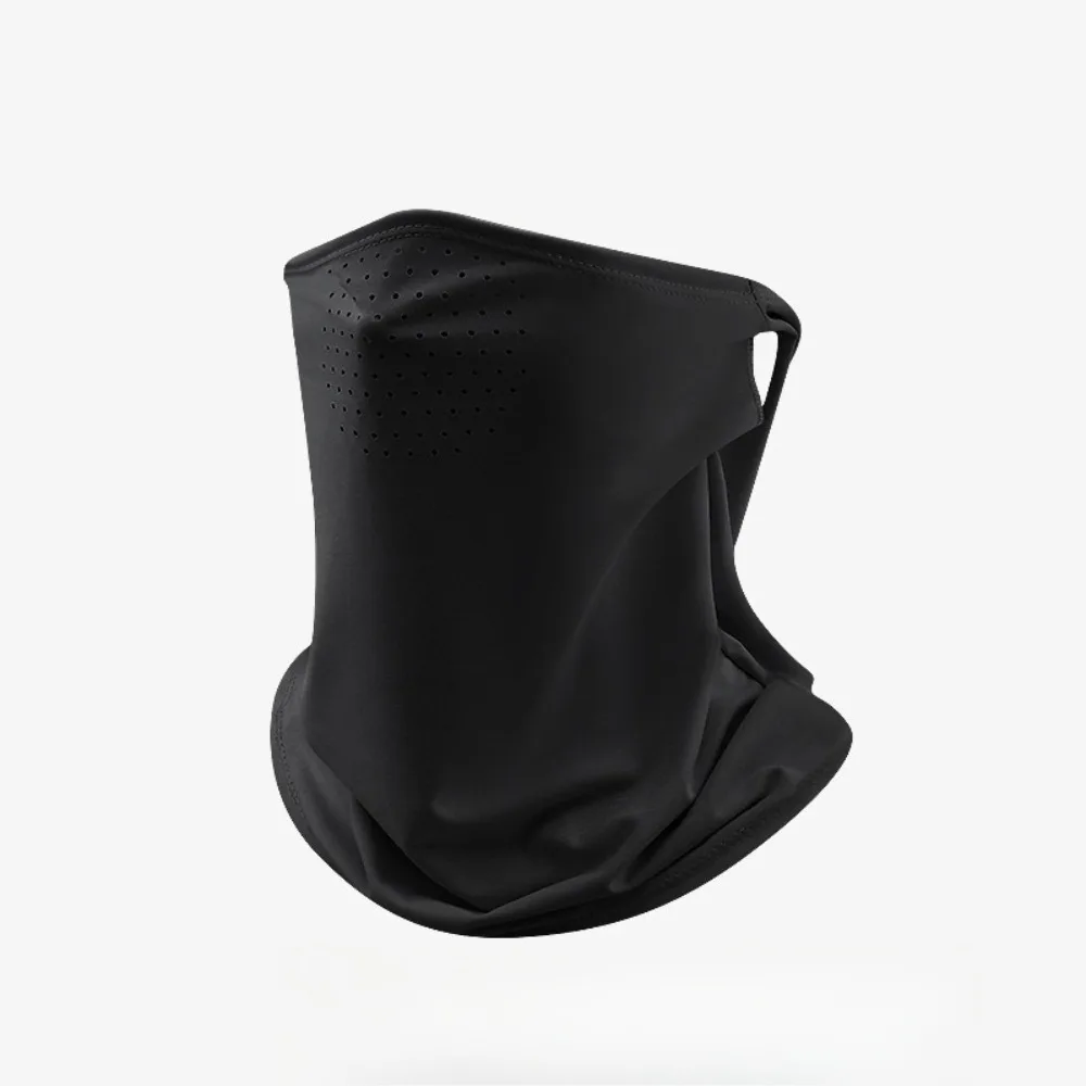 S3565e855555b4cfe9c4270f8664840b7s Breathable scarf style half face mask, summer quick drying neck wrap, decorative ear hanging sun hat (New) - Image 1