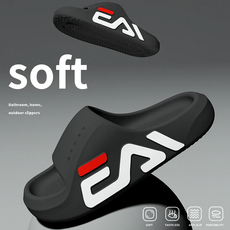 S3588b1685c4f44cd86f071ddb44011095 Extra thick Sole Men Soft Air Cushion Casual Slippers EVA Sandals Fashion Flip Flops (New) - Image 1