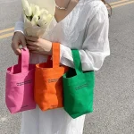 Casual Handbags Canvas Shoulder Crossbody Bags Large Capacity Shopper Bag Letters Shoulder Crossbody (New)