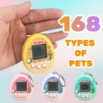 Electronic Pets Game Toys Keychain Virtual Cyber Digital Animals Toys Nostalgic Game Machine (New)