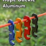 1 5 10 Adjustable Tent Rope Buckle Aluminum S type Wind Cord Buckle Sturdy Rope Buckle (New)