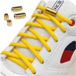 21 Colors No Tie Shoelaces For Sneakers Elastic Shoe Laces Round Metal Lock (New)