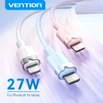 Vention USB C Cable 27W 3A USB C to Lightning (New)
