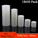 Battery Lithium Shrink Tube 1 Meter Clear 18650 Lipo Battery PVC Heat Shrink (New)
