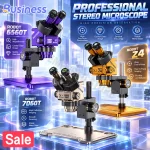 MECHANIC ROBOT Z4 6560T 7060T Trinocular Stereo Industrial Microscope Continuous (New)