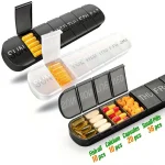 Weekly Pill Case Portable 7 Days Medicine Tablet Box Travel Drugs Storage Organizer (New)