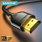 SAMZHE 8K HDMI Cable 2.1 Ultra High Speed 48Gbs Certified (New)