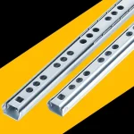 2 8" 20"inch Ball Bearing Drawer Slides Furniture Slide Steel Ball Bearing Slides Keyboard (New)