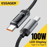 Essager 100W Type C To Type C Cable iPhone (New)