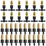 10 4 7PVC Outdoor Misting Cooling System Garden Irrigation Watering 1 4 Brass Atomizer Adjustable (New)