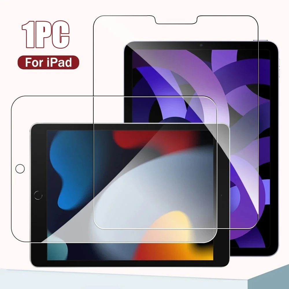 S3971cca35c8b47d1bf9ddb8566e9f71af Tempered Glass Screen Protector For iPad Air 5 4 Pro 13 11 12.9 (New) - Image 1