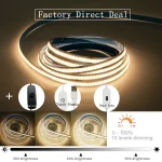 Dimmable 5V USB 5m COB LED Strip Light with Hand Scan Dimmable Touch (New)