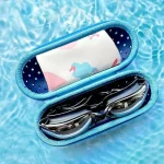 EVA Soft Swimming Glasses Organize Protector Glasses Case Swimming Gear Breathable Drainage Hole (New)