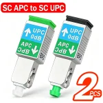 1-SC/UPC Male To SC/APC Female Adapter Low Loss 0dB (New)