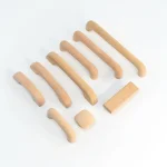 Beech Wood Handles Kitchen Cabinet Handle Drawer Solid Wood Furniture Wooden Door Drawer (New)