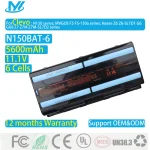 Brand N150BAT-6 Battery Clevo N155SD N150SD N150SD N170SD SAGER (New)