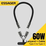 Essager 2 in 1 Type-C C To Type-C Fast Charging (New)