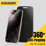 Essager Ultra-Thin Anti-Peeping Screen Protector iPhone 16 15 (New)