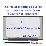15.6" Non-Touch IPS Screen for Lenovo IdeaPad 5 15ALC05(82LN)/15ITL05(82FG)/15ARE05(81YQ)/15IIL05(81YK) 30-Pin FHD 1920×1080 (New)