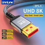 DisplayPort Cable Unnlink DisplayPort Cable DP 1.4 8K 60Hz 4K 165Hz (New)