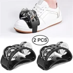 2 Elliptical Drum Companion Hand Foot Jingle Drum Children Musical Educational Tambourine Percussion (New)