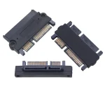 SFF 8482 SAS to SATA 3 Adapter 22Pin SATA to SATA Connector Converter Straight (New)