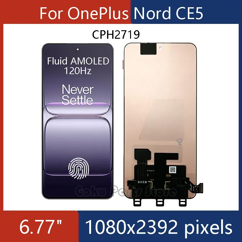 S3bccb1e30cd14509be2033334b43bd0bz 6.77 inches Fluid AMOLED OnePlus Nord CE5 lcd display (New) - Image 1