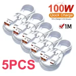 1 5 6A 100W Type C Super Fast Charging Cable Data Cord For Samsung (New)